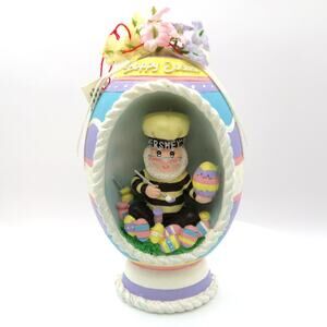 Kurt Adler Hersheys World Collectible Easter Figurine, Happy Easter 2002